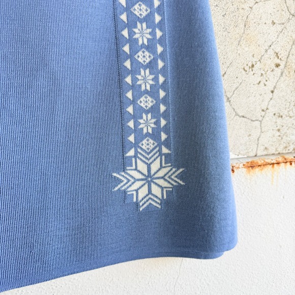 Dale of Norway Skirt 100% Wool Snowflake Graphic Mini Scandinavian Nordic S NWT - Picture 2 of 9